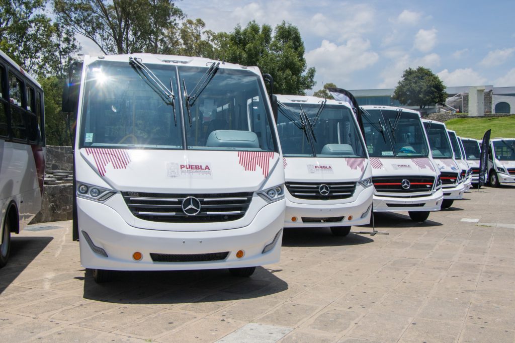 Avanza gobierno estatal en modernización del transporte público en Puebla