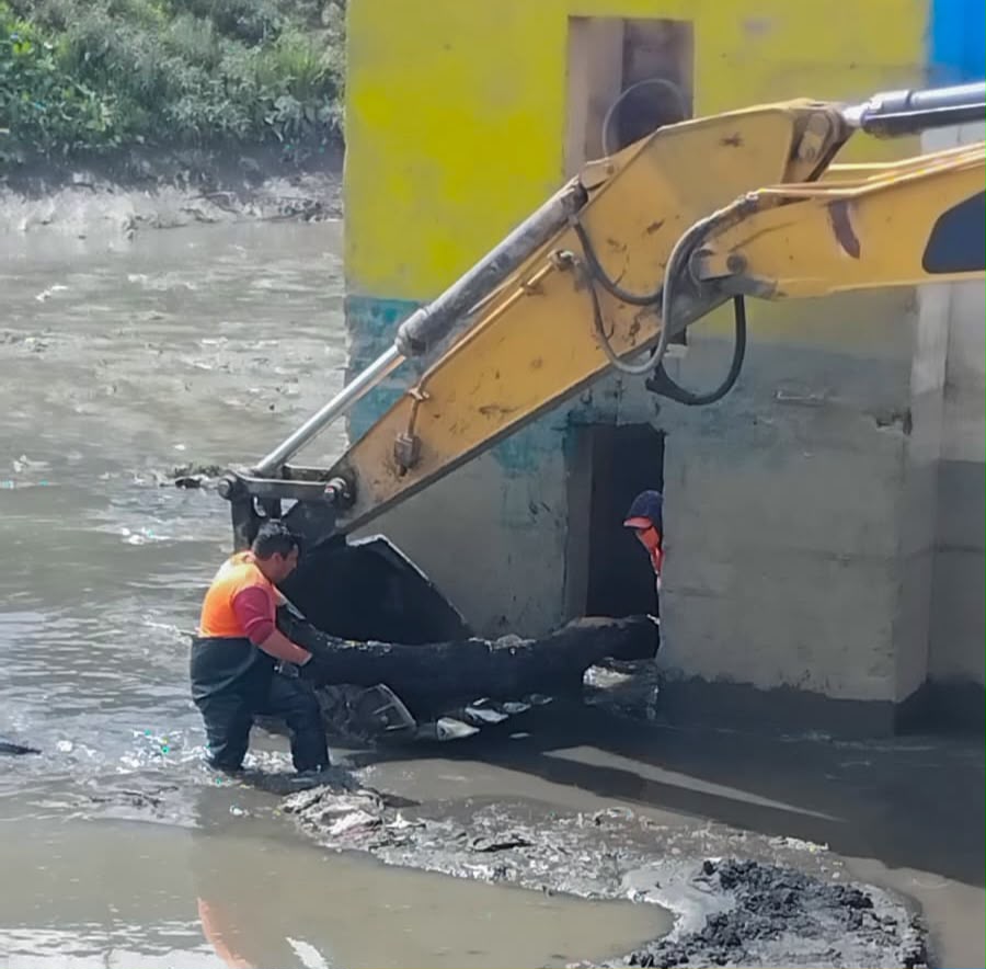 Gobierno de Pepe Chedraui refuerza acciones preventivas en el vaso regulador Puente Negro ante pronóstico de lluvias