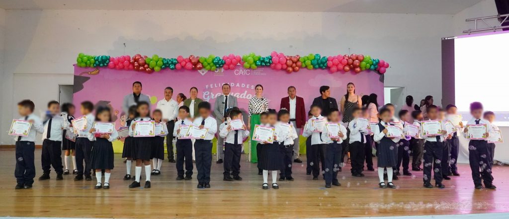 CONCLUYEN 305 NIÑAS Y NIÑOS SU FORMACIÓN PREESCOLAR EN LOS CAIC´S DE TEXMELUCAN