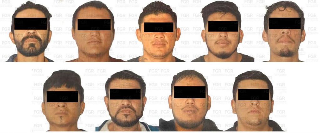 FGR obtiene sentencias de hasta 18 años de prisión en contra de 19 personas detenidas con arsenal