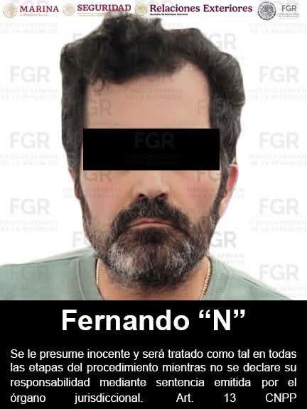 FGR Traslada desde Argentina a Fernando "N"