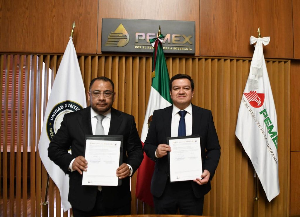 La SHCP, UIF y Pemex suscriben convenio de colaboración para combatir delitos financieros y el robo de hidrocarburos