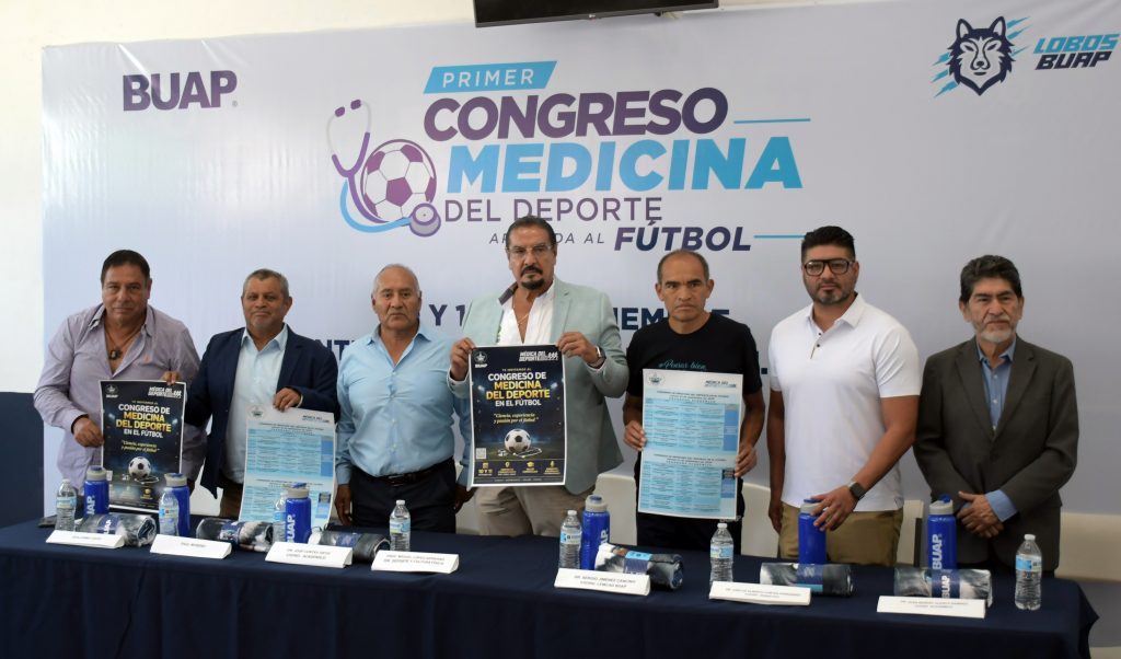 Presenta BUAP Primer Congreso Internacional de Medicina Deportiva Aplicada al Fútbol Actual
