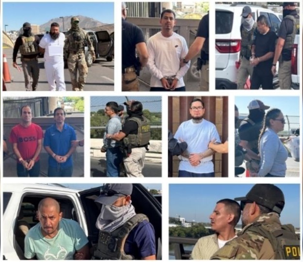 Estados Unidos extradita a México a 10 personas buscadas por diversos delitos