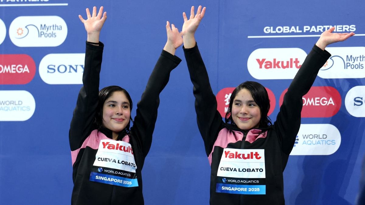 ¡Orgullo mexicano! Mía y Lía Cueva hacen historia con oro y bronce en Mundial Juvenil de Clavados