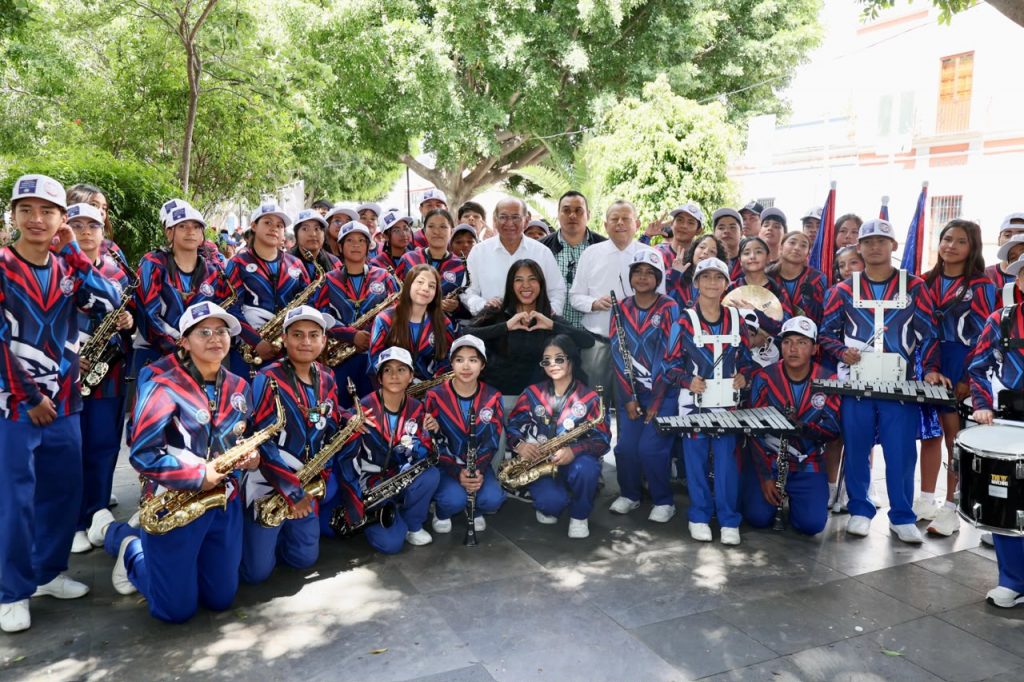 Talento poblano hace vibrar la Copa Marching Juventud 2026 con música y gallardía