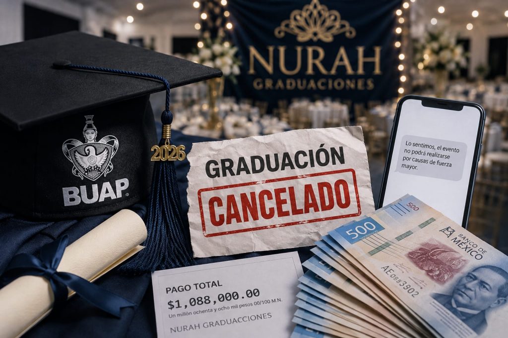 Graduados de Psicología de la BUAP denuncian presunto fraude por más de un millón de pesos