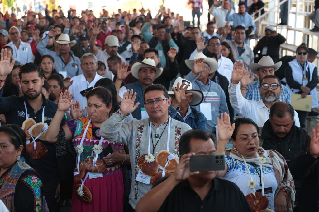 En San Miguel Canoa se realizó la Asamblea Regional con el Pueblo Nahua en el marco de la Consulta de la Ley General de Derechos de los Pueblos Indígenas