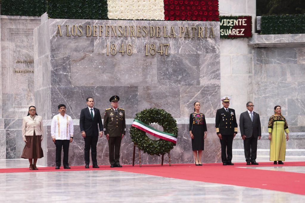 Presidenta Claudia Sheinbaum encabeza ceremonia del 179 Aniversario de la Gesta Heroica de los Niños Héroes de Chapultepec