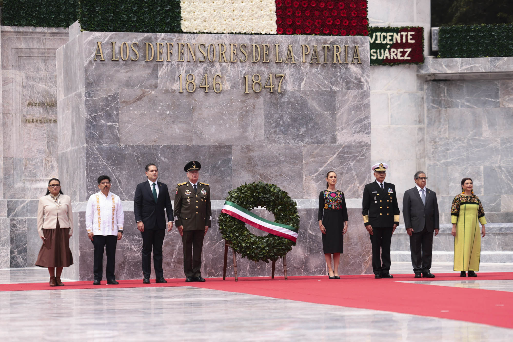 Presidenta Claudia Sheinbaum encabeza ceremonia del 179 Aniversario de la Gesta Heroica de los Niños Héroes de Chapultepec