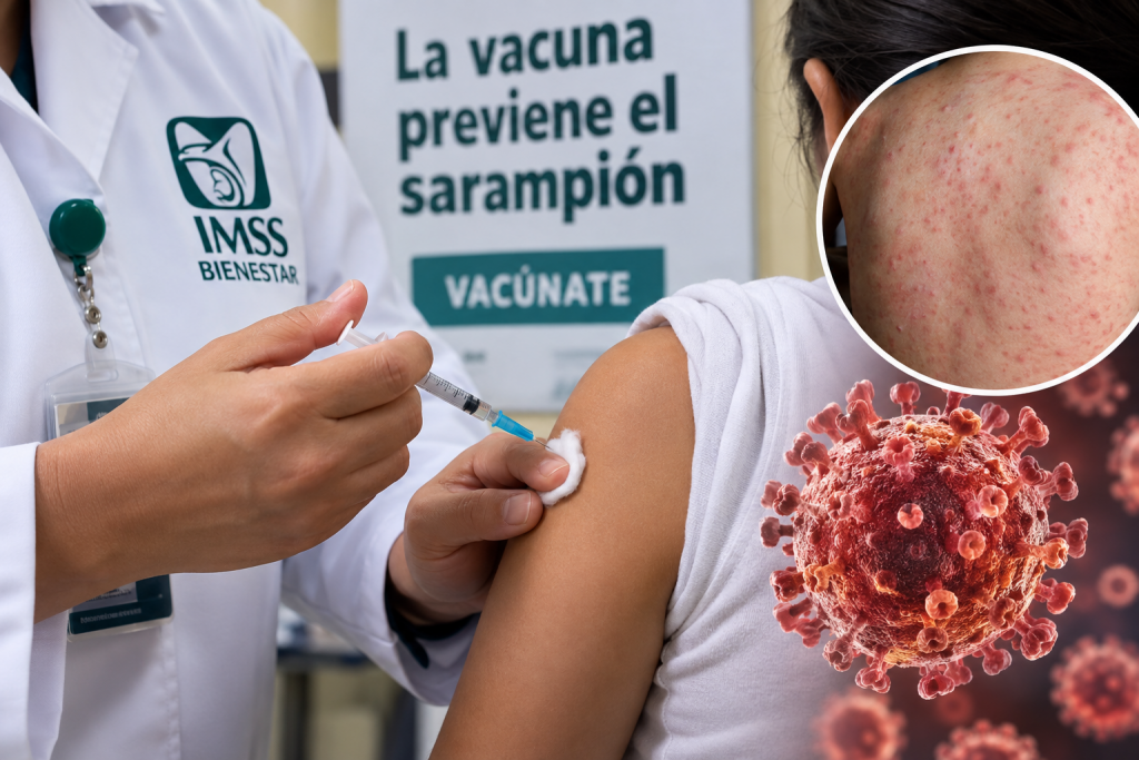 IMSS Bienestar refuerza vacunación y vigilancia epidemiológica ante brote de sarampión en Veracruz