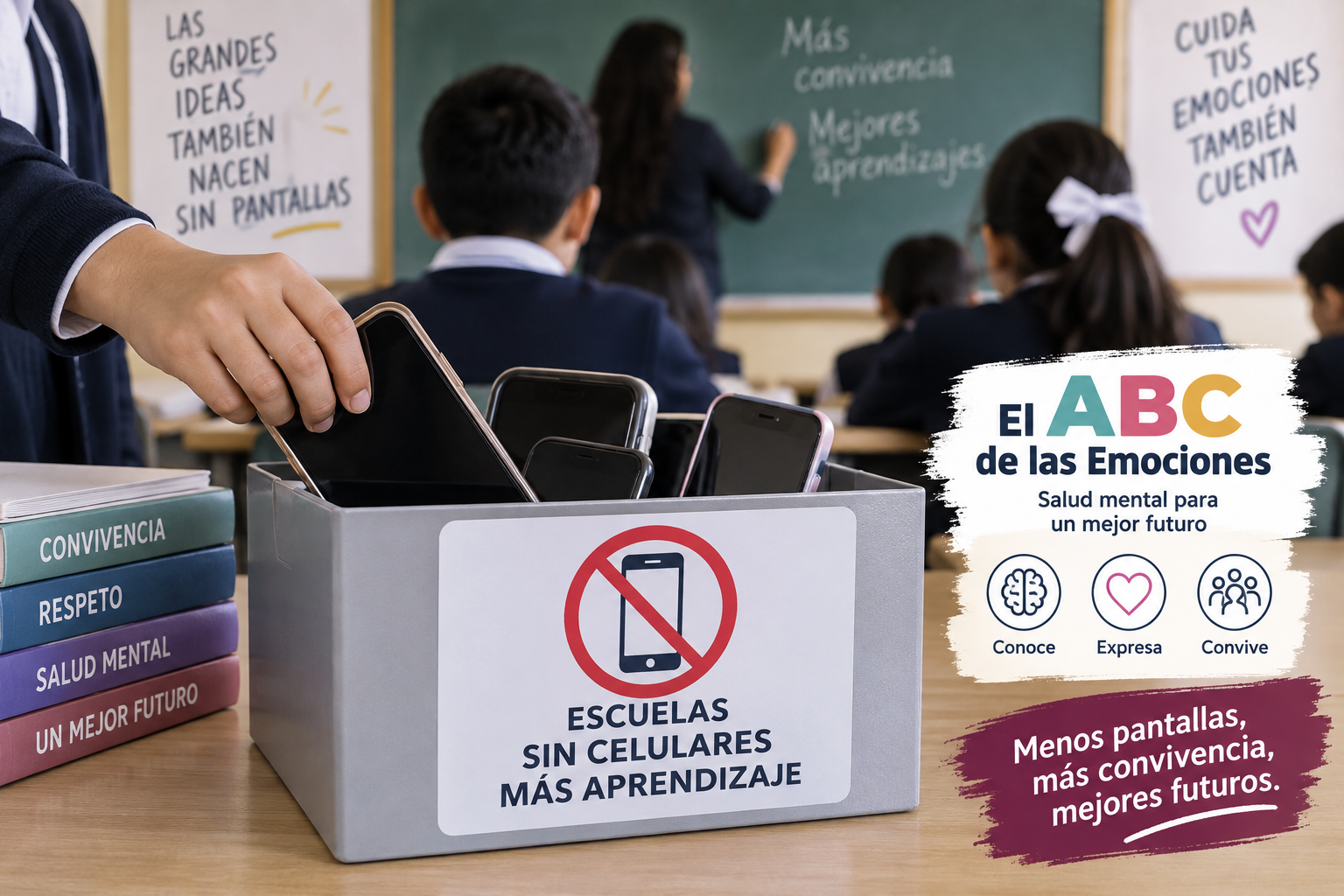 SEP acuerda restringir celulares en primarias y secundarias a partir de octubre