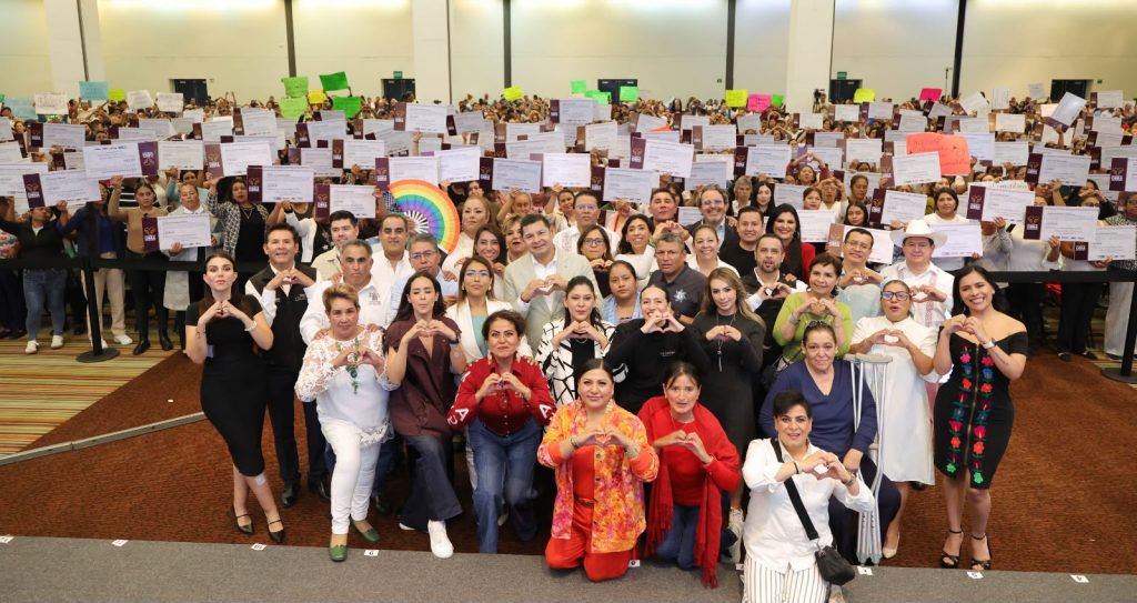 El pueblo organizado decide y transforma con obra comunitaria: Armenta Mier.