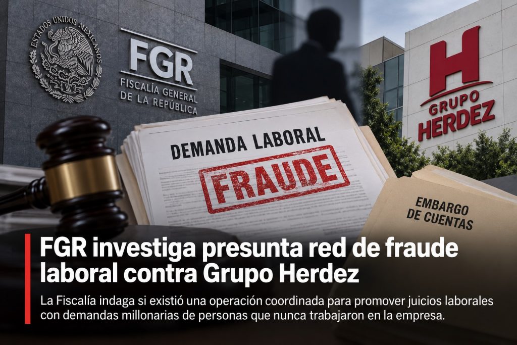 FGR investiga presunta red de fraude laboral contra Grupo Herdez