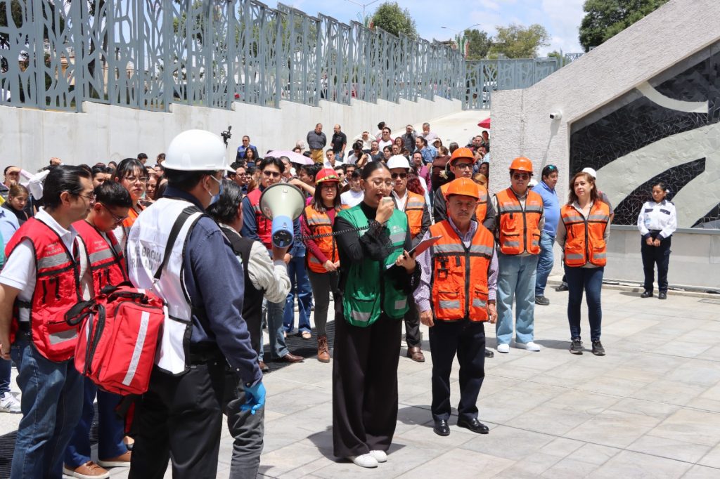 Realiza Congreso del Estado ejercicio de evacuación previo al Segundo Simulacro Nacional 2026