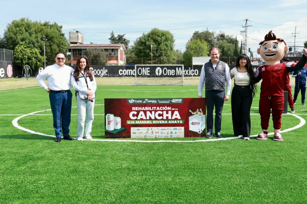 Impulsa Gobierno de Pepe Chedraui la rehabilitación y dignificación de espacios deportivos en Puebla Capital