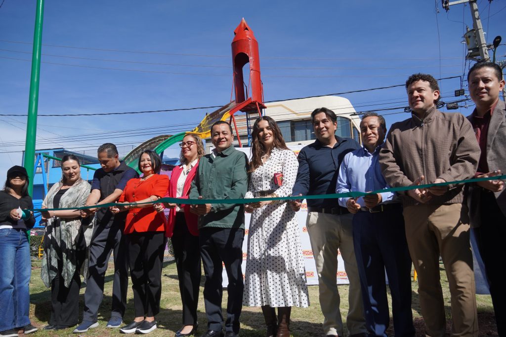 Más áreas verdes y recreativas en Texmelucan: se inaugura rehabilitación del parque el cohete