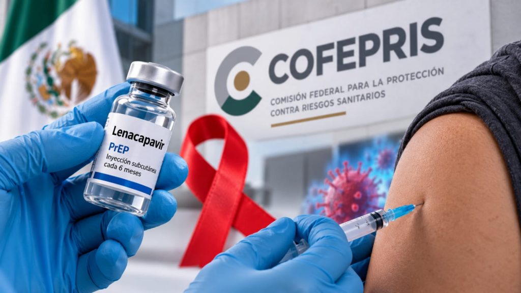 Cofepris autoriza lenacapavir en México para prevenir el VIH con dos aplicaciones al año