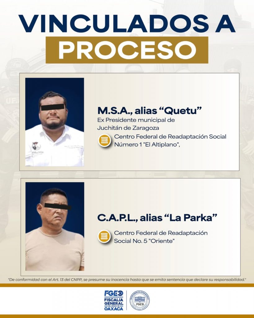 "El Quetu", exalcalde de Juchitán, es vinculado a proceso y permanecerá en el Altiplano