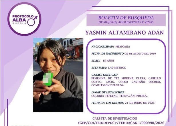 Identifican a Yasmín Altamirano, adolescente de 15 años hallada dentro de un tambo en Tehuacán