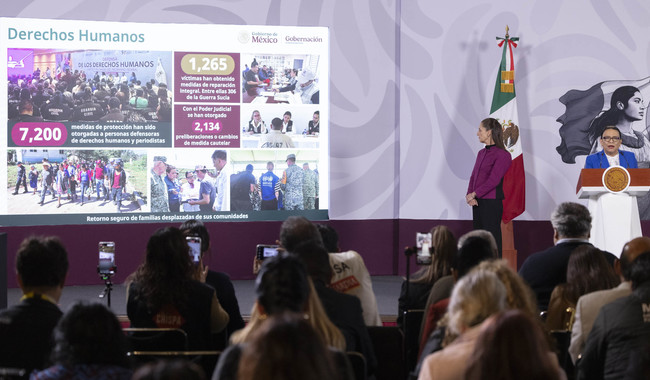 El trabajo de la Secretaría de Gobernación es ejemplar, cuida la gobernabilidad y atiende las causas: presidenta Claudia Sheinbaum