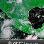 Se prevén lluvias muy fuertes en Nayarit y fuertes en Baja California Sur, Sinaloa, Jalisco, Colima y Michoacán, debido a Polo