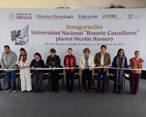 La educación le cierra la puerta a la delincuencia: Presidenta inaugura Universidad Nacional Rosario Castellanos plantel Nicolás Romero
