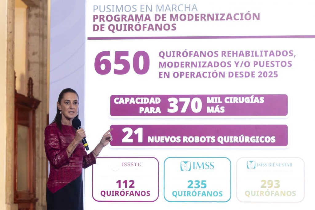 Llevamos 2 años trabajando intensamente, el objetivo es tener el mejor sistema de salud; se tienen 34 hospitales nuevos: presidenta
