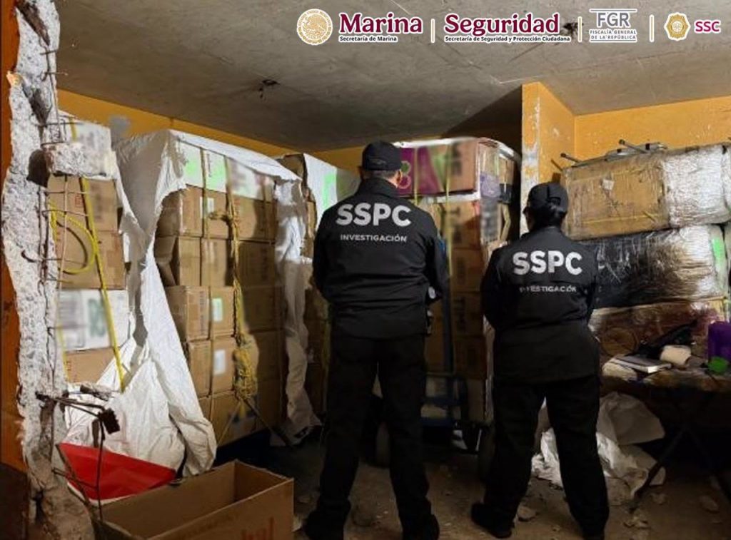AUTORIDADES FEDERALES Y DE LA CDMX ASEGURAN SEIS TONELADAS DE CIGARROS EN LA ALCALDÍA CUAUHTÉMOC
