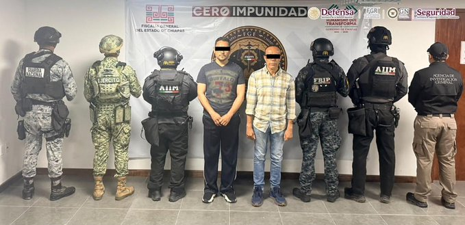 Operación Enjambre en Chiapas: detienen al alcalde y al exalcalde de Suchiapa