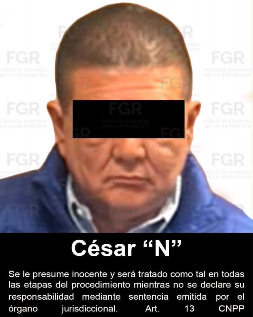 Vinculan a proceso por traición a la patria al exfiscal de Chihuahua César "N"; la FGR presentó 150 pruebas en su contra