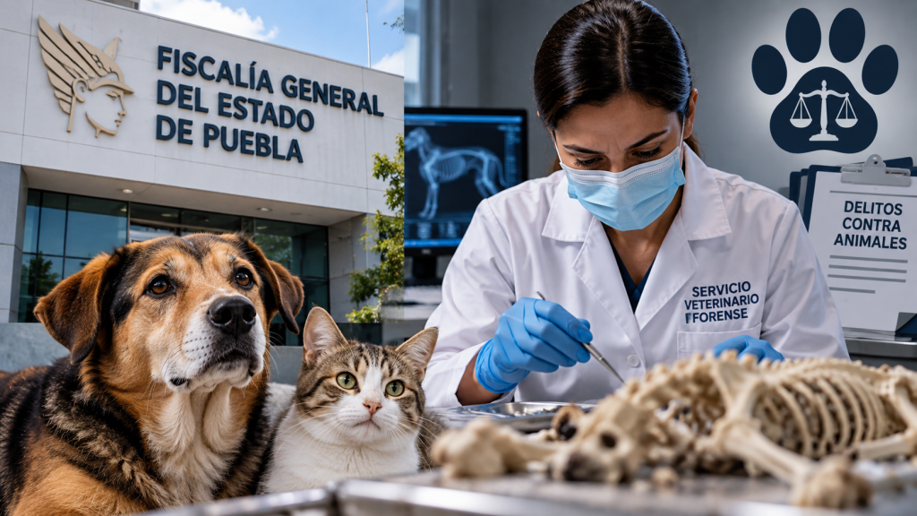 FGE de Puebla incorpora una Dirección del Servicio Veterinario Forense para investigar delitos contra animales