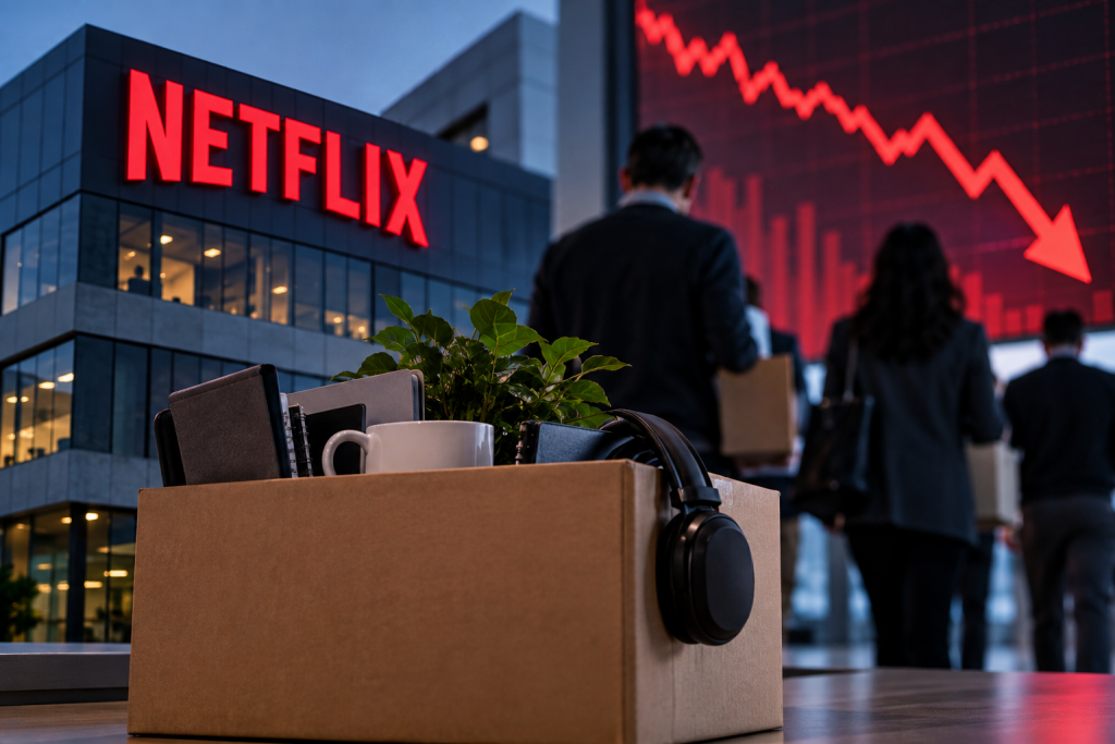 Netflix recorta 6% de su plantilla y despedirá a cerca de 1,000 empleados