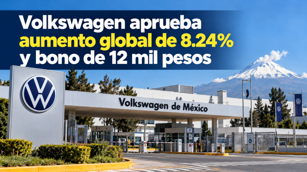 Volkswagen de México y el SITIAVW concluyen revisión integral de Contrato Colectivo para la planta de Puebla