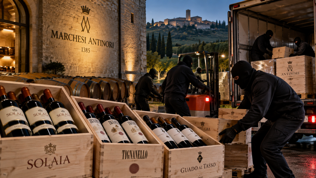 Roban 30 mil botellas de vino de una bodega de la Toscana, en Italia