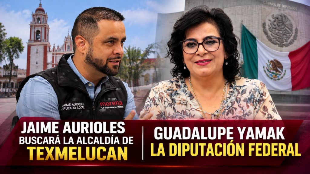 Jaime Aurioles buscará la alcaldía de Texmelucan y Guadalupe Yamak la diputación federal