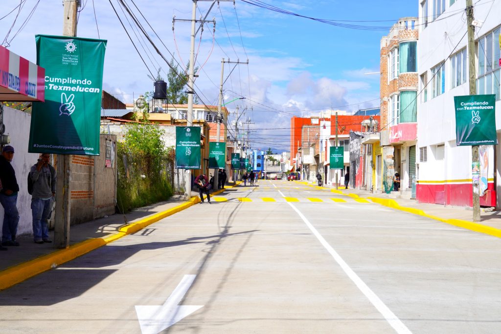 Gobierno de Juan Manuel Alonso, transforma la imagen urbana de texmelucan con obras que mejoran la calidad de vida de las familias