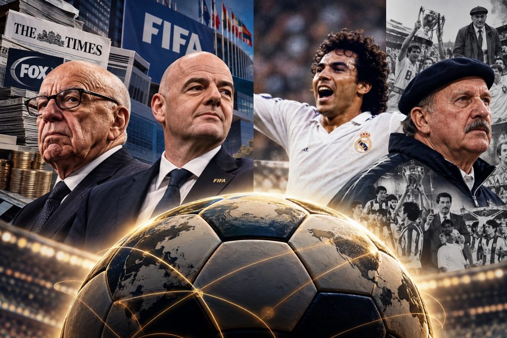 MURDOCH, INFANTINO, HUGO Y LAPUENTE